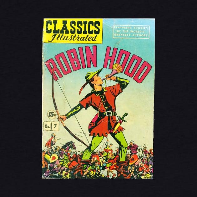 Robin Hood Vintage Comic Book Cover by buythebook86